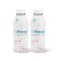 CF Nutrition CF(Preop) Complex Carbohydrate Pre-Surgery Drink, Promotes Highest Level of Presurgery Safety, Comfort, & Nourishment, Clear Liquid, Strawberry, 12 Fl Oz (Pack of 2)