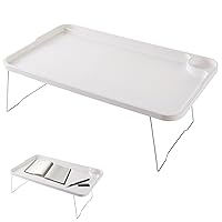 Lap Desk,Lap Desk for Bed,Folding Laptop Bed Table Lazy Simple Laptop Tray for Bed with Cup Holder and Card Slot for Breakfast Student Dormitory Sofa Balcony