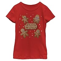 STAR WARS Gingerbread Crew Girls Short Sleeve Tee Shirt