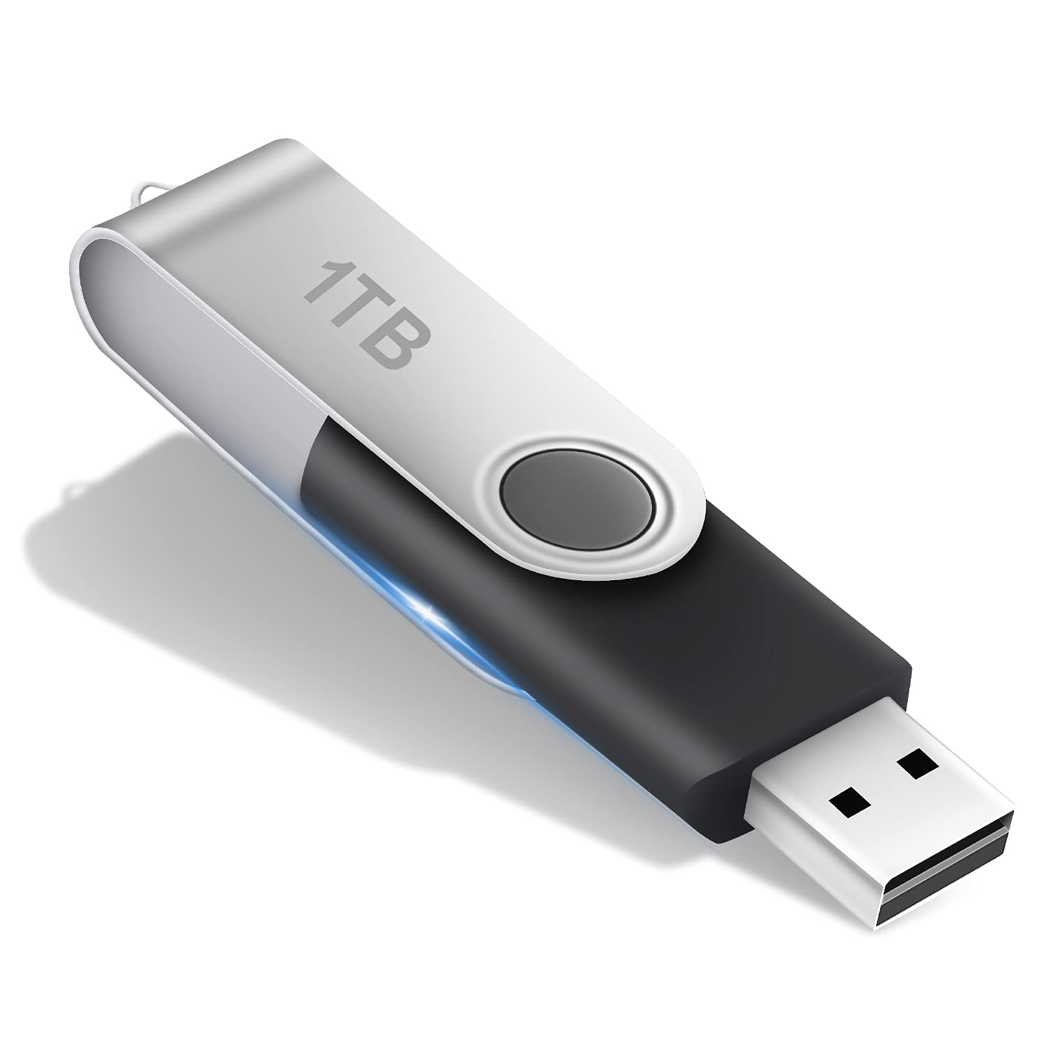1TB Flash Drive 3.0, Super High-Speed Portable Thumb Drive 1TB Compatible with Computer/Laptop, Keychain Design USB Memory Stick 1000GB, USB 3.0 External Data Storage Drive 1TB