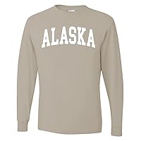 Wild Bobby State of Alaska College Style Fashion T-Shirt