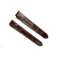 Ewatchparts 15MM LEATHER WATCH STRAP BAND FOR LADY CARTIER ROADSTER 2675 2723 QUICK REL BROWN