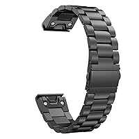 26 22 20mm Watchband For Garmin Fenix 6 6X Pro 5 5X Plus 3HR STAINLESS STEEL Band Fenix6 Fenix5 Watch Quick Release Wrist Strap