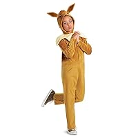 Disguise Pokemon Evee Hooded Jumpsuit Classic Costume