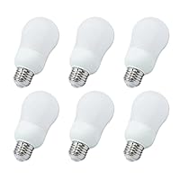 CF14A19/WW/MED Warm White A19 Bulb 120V 14W CFL 2700K, E26 Medium Screw Base, Cozy Ambiance for Bedrooms, Dining Areas, and Living Spaces - 6 Pack