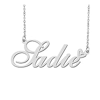 Personalized Heart Name Necklace Gold Custom Any Names Stainless Steel Jewelry for Womens Graduation