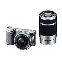 SONY DigitalCamera NEX-5T DoubleZoom Lens Kit(Silver) NEX-5T NEX-5TY-S(Japan import) - International Version (No Warranty)