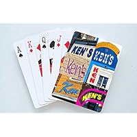 KEN Personalized Playing Cards featuring photos of actual signs