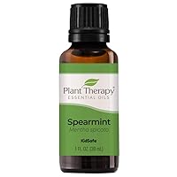 Plant Therapy Spearmint Essential Oil 30 mL (1 oz) 100% Pure, Undiluted, Therapeutic Grade
