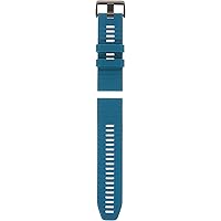 Garmin Quickfit Watch Band, Lakeside Blue Silicone, 26mm