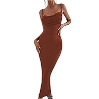 Women Sexy Backless Dress Bodycon Sleeveless Open Back Maxi Dress Going Out Elegant Party Cocktail Long Dress Lace
