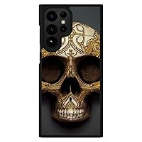 Cool Creepy Samsung S22 Ultra Phone Case - Skeleton Phone Case for Samsung S22 Ultra - Gothic Samsung S22 Ultra Phone Case Multicolor
