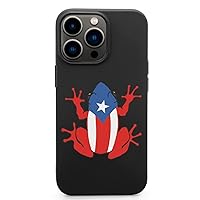 Puerto Rican Frog Flag Phone Cases Cute Fashion Protective Cover Soft Silicone TPU Shell Compatible with iPhone 13 IPhone13 Pro Max