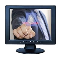 10.4'' inch PC Display 800x600 4:3 USB VGA Plastic Shell Wall-Mounted VESA 75x75mm & Desktop Portable Four-Wire Resistive Touch LCD Screen Monitor for Industrial Medical Equipment W104PT-271R