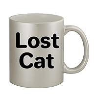 REWARD:Lost Cat - 11oz Silver Coffee Mug Cup