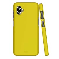 Slimline Smooth Finish Protective Case Compatible with Samsung Galaxy XCover6 Pro Phone Model SM-G736 (Yellow)