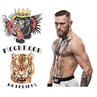 Conor McGregor Inspired Fake Tattoo Set | Life sized