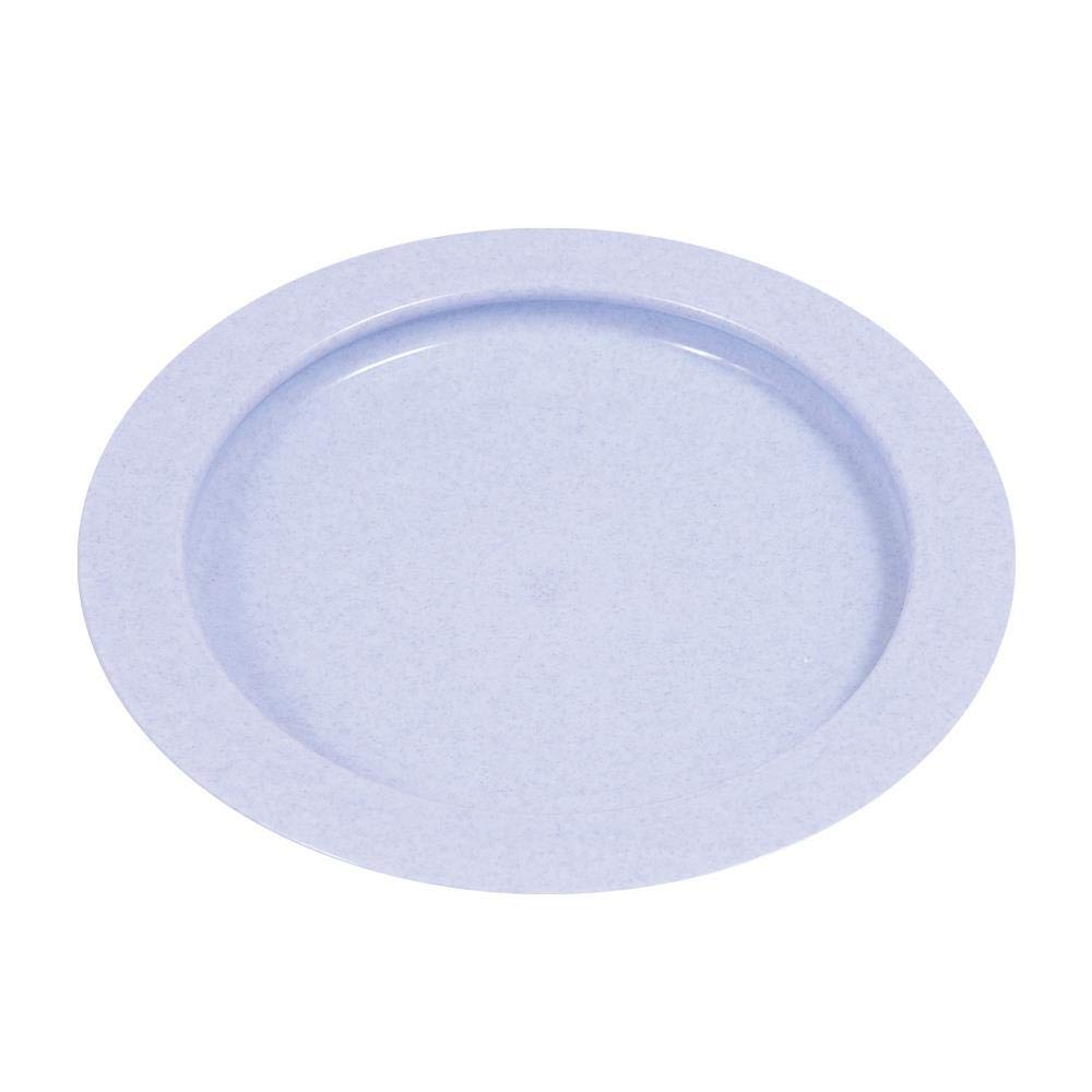 SP Ableware Inner-Lip Plate with High Wall, Plastic - Light Blue (745310001)