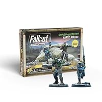 Modiphius Fallout - Wasteland Warfare - Super Mutants Marcus and Lily,Various