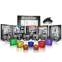 Beachbody The Master's Hammer and Chisel Base Kit with Autumn Calabrese and Sagi Kalev, DVD Workout, 60 Day Fitness Plan, Resistance Training Workouts, Includes Portion Control Containers