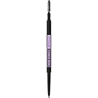 Express Brow Ultra Slim Eyebrow Makeup, Brow Pencil with Precision Tip and Spoolie for Defined Eyebrows, Ash Brown, 1 Count