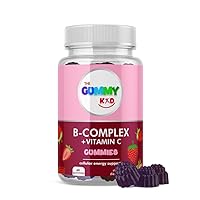 The Gummy Kid Vitamin B Complex with Vitamin c,biotin,inositol,folate and Others for Energy, Beautiful Hair,Skin & Nerve System Support for Kids,Teens and Adults.