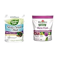 Garden Safe Slug & Snail Bait + Burpee Bone Meal Fertilizer (3 lb)