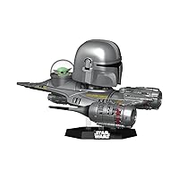 Funko Pop! Ride Super Deluxe: Star Wars Hyperspace Heroes - The Mandalorian in N1 Starfighter (with Grogu), Amazon Exclusive