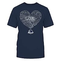 FanPrint Monmouth Hawks - Love - Tree Heart Galaxy Gift T-Shirt