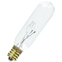 Westinghouse Lighting 0322000, 25 Watt, 120 Volt Clear Incand T6 Light Bulb, 1500 Hour 190 Lumen