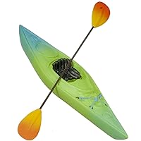 Dollhouse Kayak with Paddle Miniature Outdoor Sports Accessory 1:12 Scale