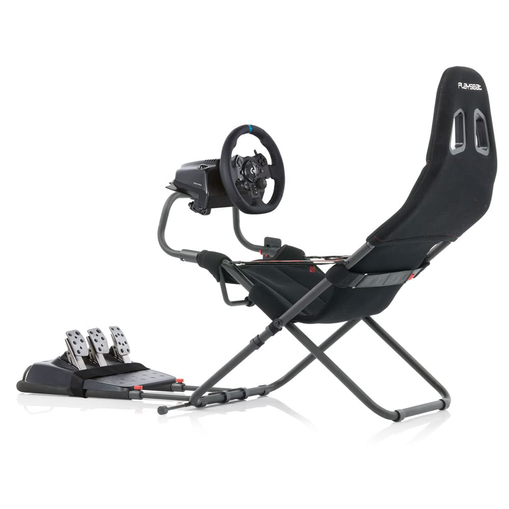 Playseat Challenge Sim Racing Cockpit | Foldable & Adjustable | for High Performance Sim Racing | Compact & Flexible | Supports All Steering Wheels & Pedals | for PC and Console | Actifit Edition