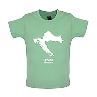 Croatia Silhouette - Organic Baby/Toddler T-Shirt