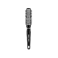 Pro Tools Express Ion Aluminum Round Brush, For Blow-Drying All Hair Types, Small, Black and Silver