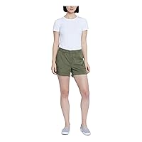 Seven7 Womens Utility Stretch Casual Shorts Green 16