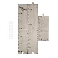 Baby Growth Height Chart Ruler For Kid Boys Girls Wall Decoration 60-210cm Wood Meter Measurement Measure Ruler For Kid Growth Chart Ruler