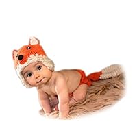 Matissa Newborn Baby Girl/Boy Crochet Knit Costume Photography Prop Hats Outfits