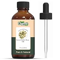 Green Coffee Bean (Coffea Arabica.) Oil | Pure & Natural Carrier Oil for Skincare, Hair Care & Massage- 30ml/1.01fl oz