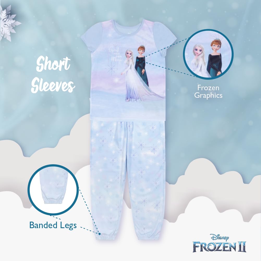 Disney Girls' Descendants | Frozen | Princess | Minnie Mouse 3-Piece Loose-fit Pajamas Set