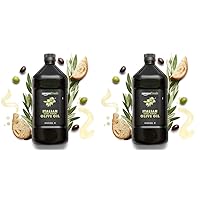 Amazon Fresh, Italian Extra Virgin Olive Oil, 2 Liter (Pack of 2)