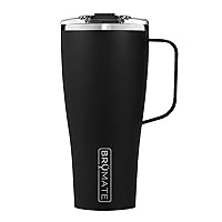 BrüMate Toddy XL - 32oz 100% Leak Proof Insulated Coffee Mug with Handle & Lid - Stainless Steel Coffee Travel Mug - Double Walled Coffee Cup (Matte Black)