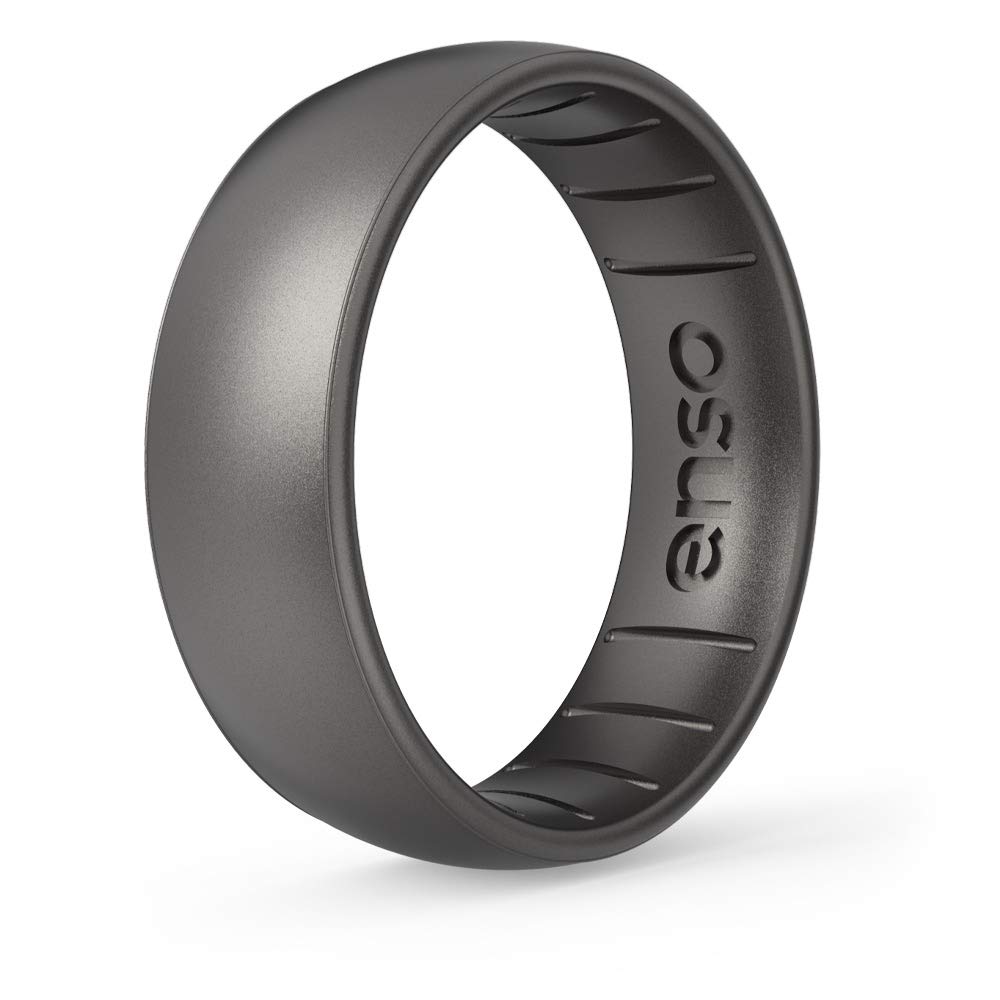 Enso Rings Classic Elements Silicone Ring | Made in The USA | Comfortable, Breathable, and Safe