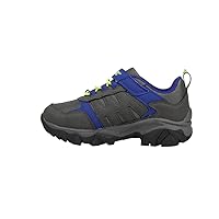 Hi-Tec Kids Boys Ravus Rush Low Hiking Hiking Sneakers Shoes - Blue, Grey, Yellow