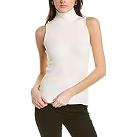 Anne Klein Women's Sleeveless Rib Turtleneck