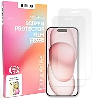 [2 PACK] Korean Precision Matte Screen Protector for iPhone 12,13,14, Shatterproof Paper PET Film [Anti Glare & Anti-Scratch] [Anti Fingerprint] [Anti Blue Light] [HD-Ultra Clear] [9H Hardness]