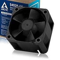 ARCTIC S4028-6K - 40x40x28 mm Server Fan, 250-6000 RPM, PWM Regulated, 4-pin Connector, 12 V DC, Rack Cooling Fan - Black