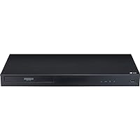 LG UBK80 4K Ultra-HD Blu-ray Player with HDR Compatibility (2018), Black