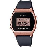 Casio Watch LW-204-1AEF, black, stripes