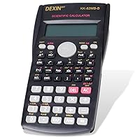 2 Line Scientific Calculator [Student & Financial] for use with Fractions/Statistics/Chemistry/Math/General Calculator [Solar & Battery Powered] Lightweight Durable Long Lasting Design