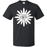 inktastic Celebrate Earth Day White Flower Silhouette T-Shirt